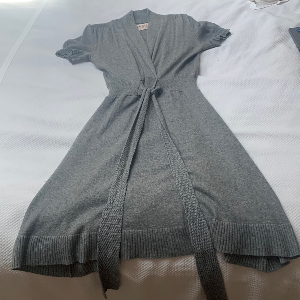 Trovata grey cashmere dress